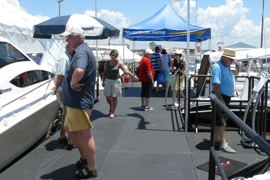 Boats, accessories, motors and all kinds of gear are on sale. © MIAA